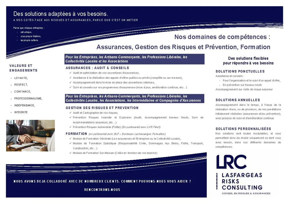 Conseil en Gestion des Risques et Assurances